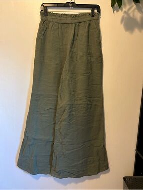 aerie Gauze Wide Leg Pants - Medium - Never Worn